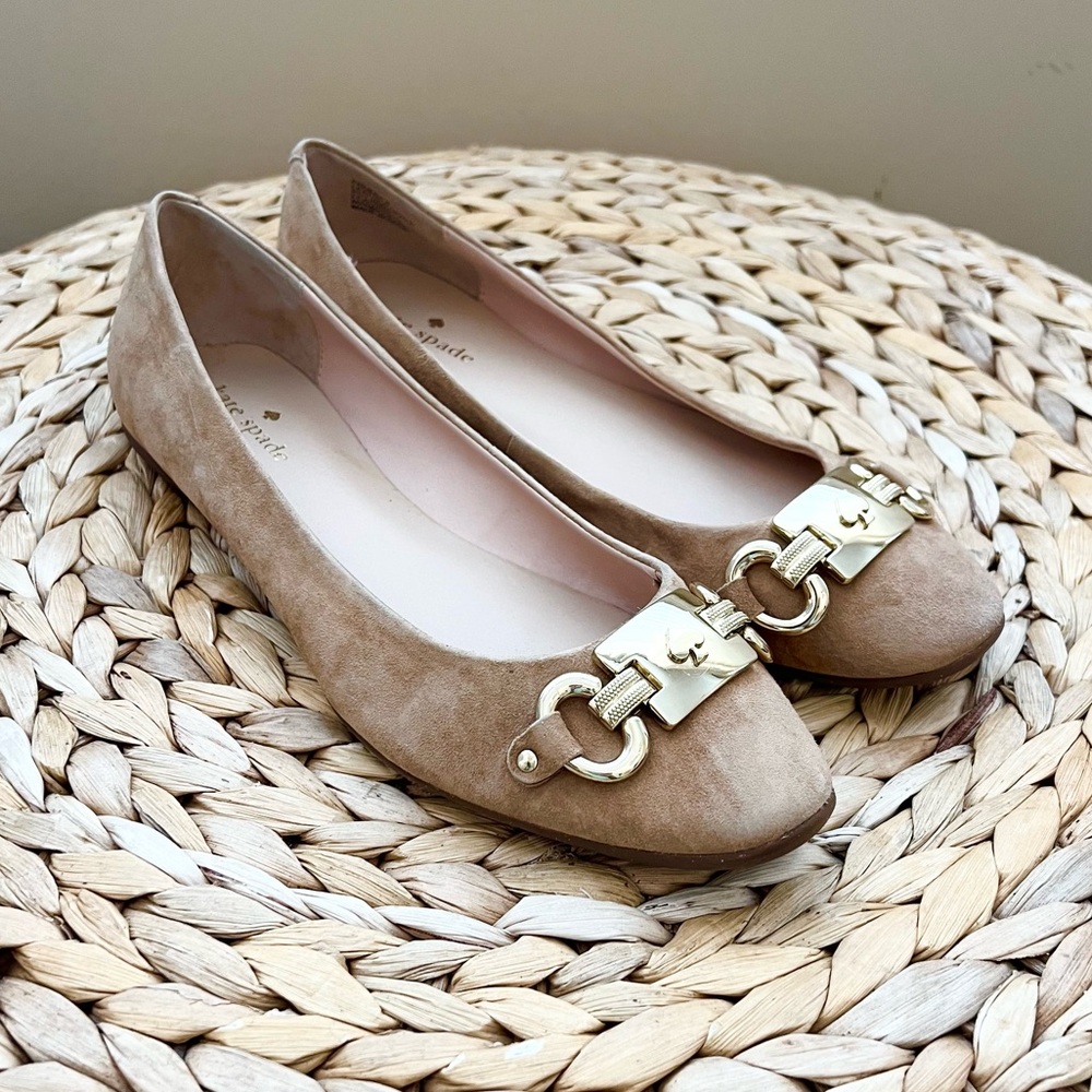 Kate Spade genuine suede classic Phoebe ballet flats
